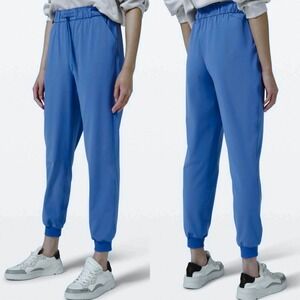 Lululemon Keep Moving Joggers Blue Womens Size 14 Relaxed Fit Nulu Luxtreme Run